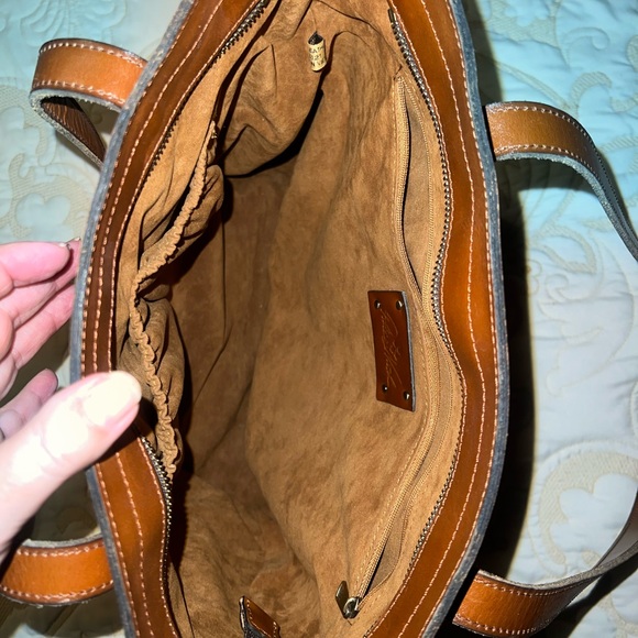 Patricia Nash Tan Leather Tote - Picture 3 of 9